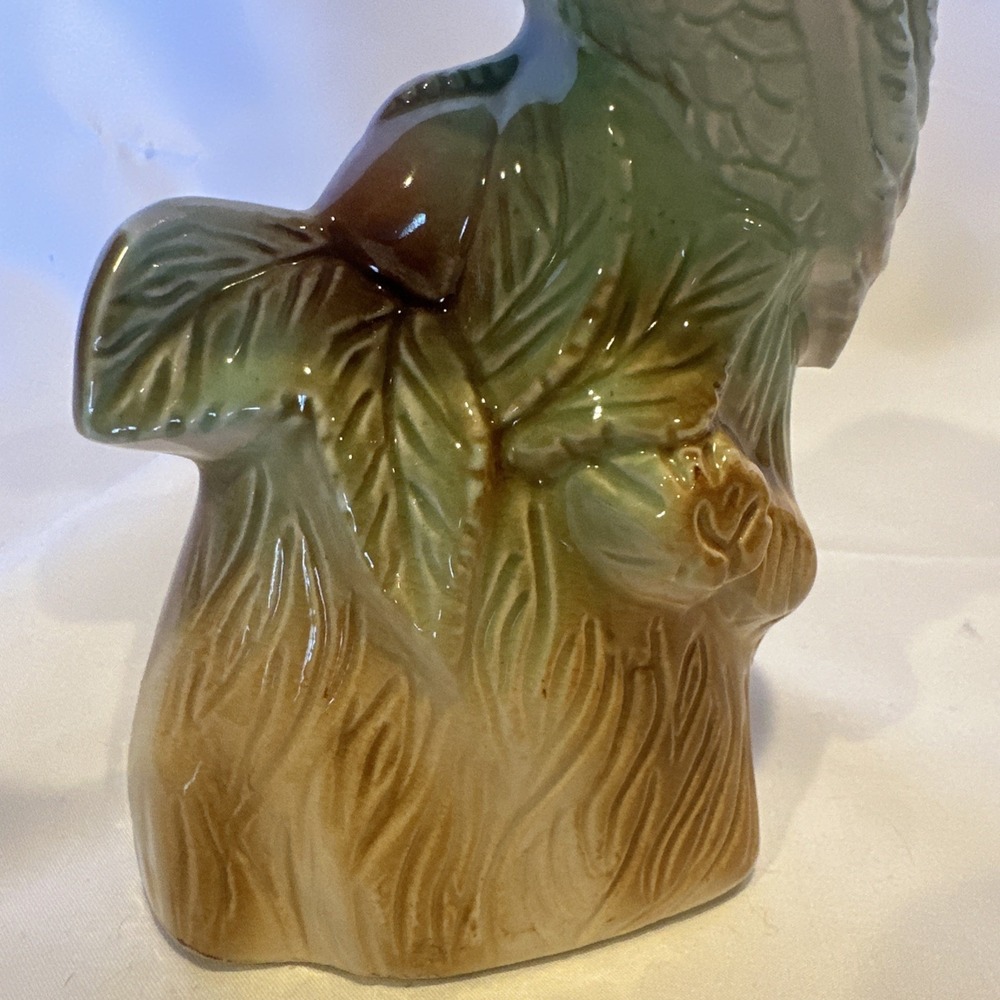 Vintage Ceramic Parrot Beautiful Parakeet 1960's Figurine Made in Brazil 200B EC - Picture 3 of 16